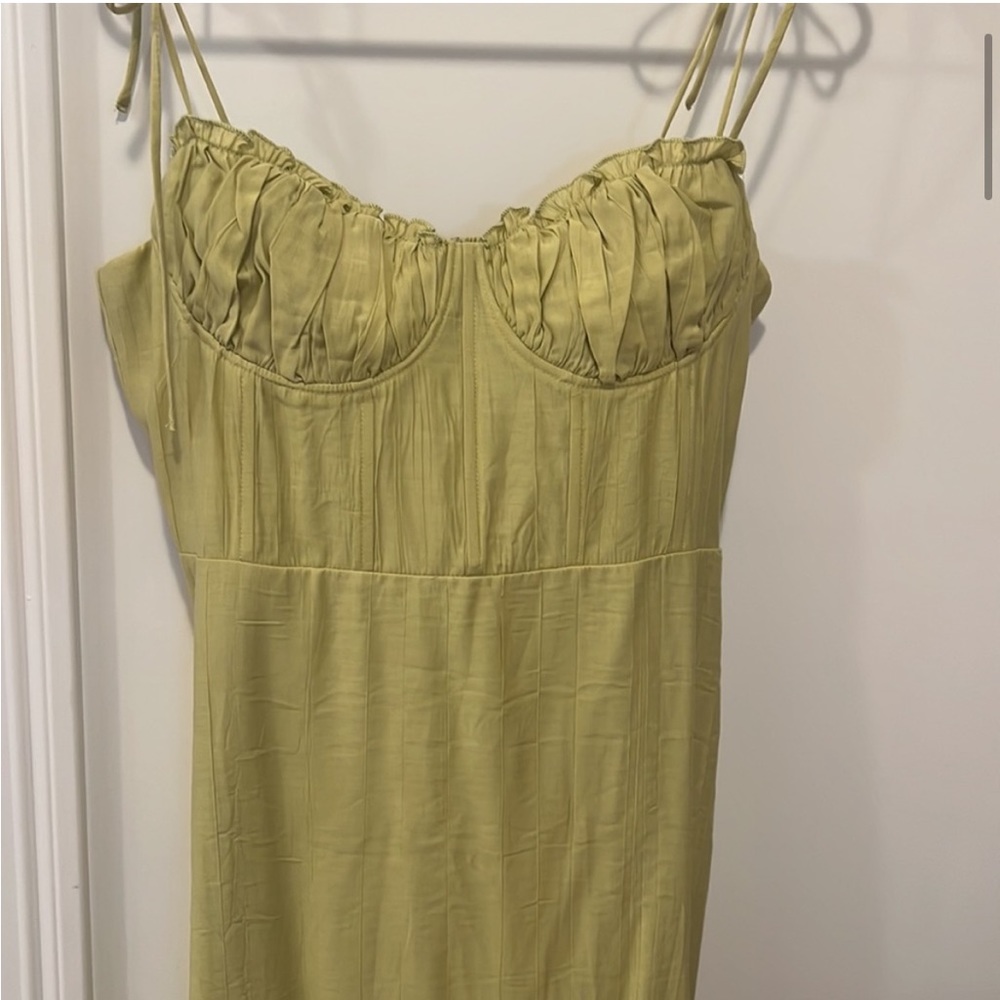 Trendy Olive URBAN OUTFITTERS Midi Sundress ☀️ - Picture 3 of 5
